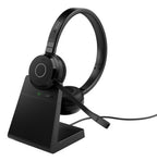 Jabra Evolve 65 TE Headset Wireless Head-band Office/Call center Bluetooth Charging stand Black