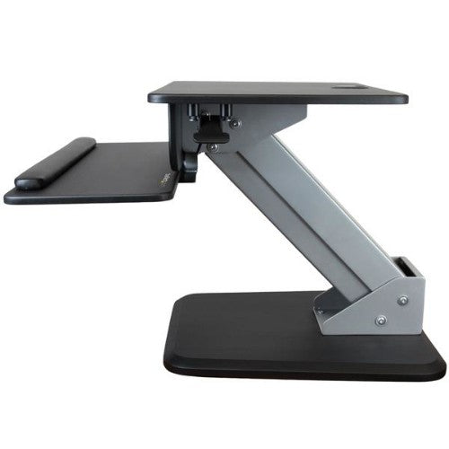 StarTech.com ARMSTS multimedia cart/stand Black, Silver Flat panel Multimedia stand