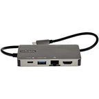 StarTech.com DKT30CHVPD2 laptop dock/port replicator USB 3.2 Gen 1 (3.1 Gen 1) Type-C Black, Gray