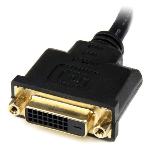 StarTech.com HDDVIMF8IN video cable adapter 7.87" (0.2 m) HDMI DVI-D Black