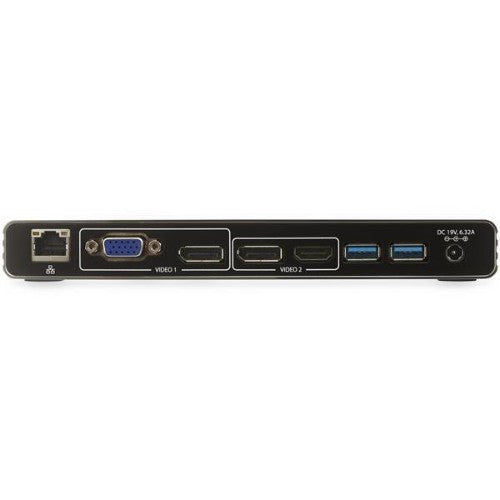 StarTech.com TB3DK2DHV laptop dock/port replicator Wired Thunderbolt 3 Gray