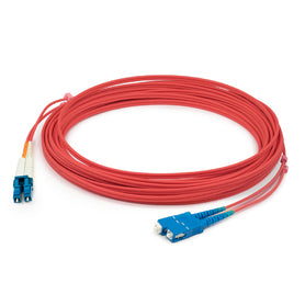 AddOn Networks ADD-SC-LC-7M9SMF-RD InfiniBand/fibre optic cable 275.6" (7 m) CMR Red