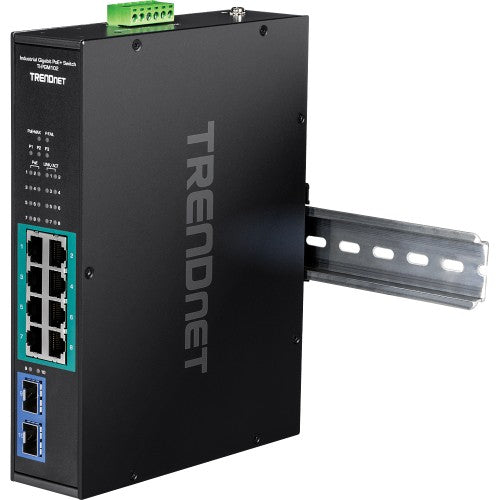 Trendnet TI-PGM102 network switch Gigabit Ethernet (10/100/1000) Power over Ethernet (PoE) Black