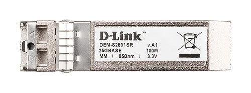 D-Link DEM-S2801SR network transceiver module Fiber optic 25000 Mbit/s SFP28 850 nm