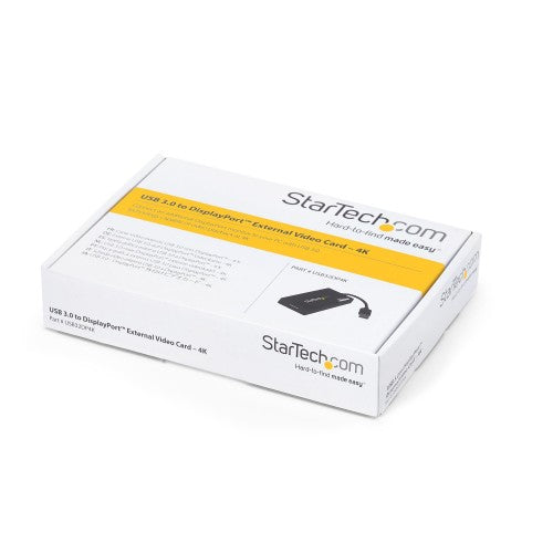 StarTech.com USB32DP4K USB graphics adapter 3840 x 2160 pixels Black