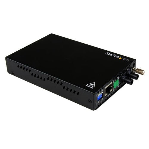 StarTech.com ET90110ST2 network media converter 200 Mbit/s 1310 nm Multi-mode Black
