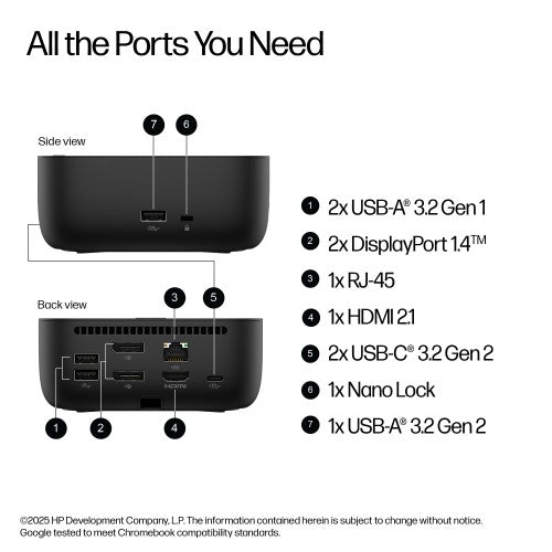 HP USB-C 100W G6 Dock