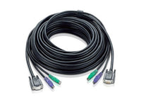 ATEN 67ft PS/2 KVM cable Black 787.4" (20 m)