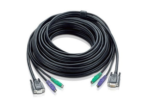 ATEN 67ft PS/2 KVM cable Black 787.4" (20 m)