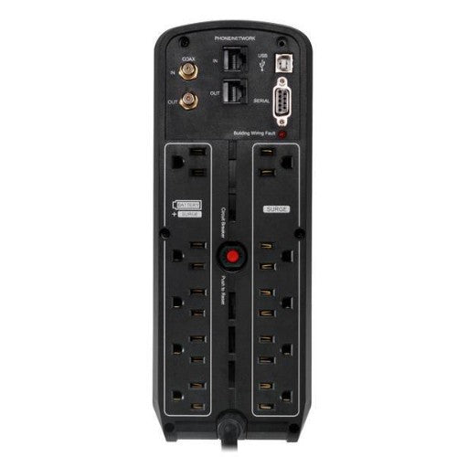 CyberPower CP1500PFCLCD uninterruptible power supply (UPS) Line-Interactive 1.5 kVA 900 W 10 AC outlet(s)