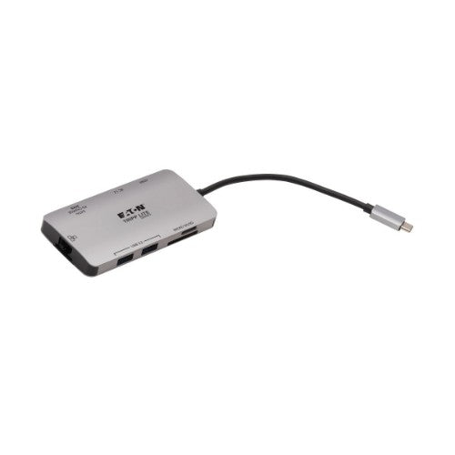 Tripp Lite U442-DOCK5-GY laptop dock/port replicator Wired USB 3.2 Gen 1 (3.1 Gen 1) Type-C Gray