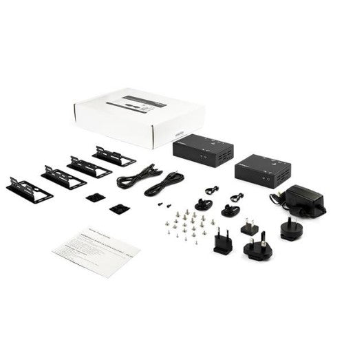 StarTech.com ST121HDBT20L AV extender AV transmitter & receiver Black