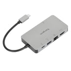 Targus DOCK419USZ notebook dock/port replicator Wired USB 3.2 Gen 1 (3.1 Gen 1) Type-C Gray