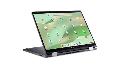 Acer Chromebook Enterprise Spin 714 CP714-2WN-53TY Intel® Core™ i5 i5-1335U 14" Touchscreen WUXGA 16 GB LPDDR4x-SDRAM 256 GB SSD Wi-Fi 6E (802.11ax) ChromeOS Gray