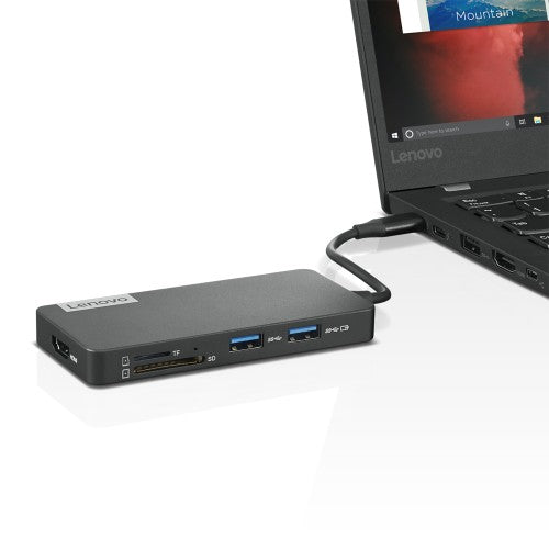 Lenovo GX90T77924 laptop dock/port replicator Wired USB 3.2 Gen 1 (3.1 Gen 1) Type-C Gray