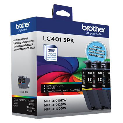 Brother LC4013PKS ink cartridge 1 pc(s) Original Standard Yield Cyan, Magenta, Yellow