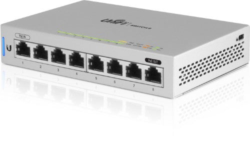 Ubiquiti UniFi 5 x Switch 8 Managed Gigabit Ethernet (10/100/1000) Power over Ethernet (PoE) Gray