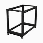 StarTech.com 4POSTRACK15U rack cabinet 15U Freestanding rack Black