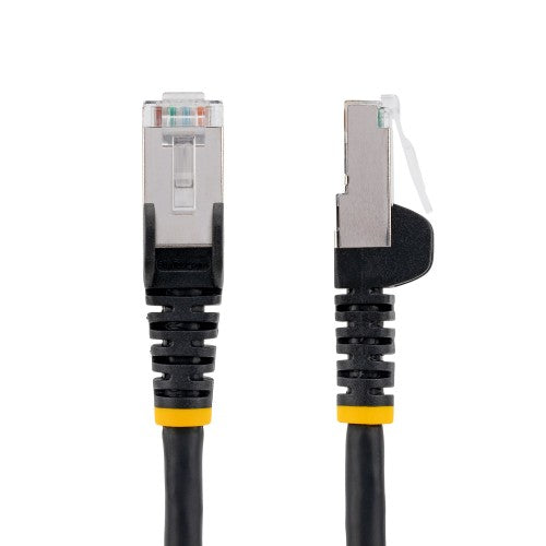StarTech.com NLBK-12F-CAT6A-PATCH networking cable Black 141.7" (3.6 m) S/FTP (S-STP)