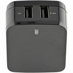 StarTech.com USB2PACUBK mobile device charger Universal Black AC Indoor