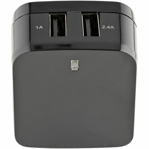 StarTech.com USB2PACUBK mobile device charger Universal Black AC Indoor