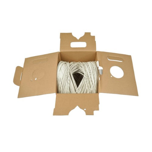 Tripp Lite N024-01K-WH networking cable White 12000" (304.8 m) Cat5e U/UTP (UTP)