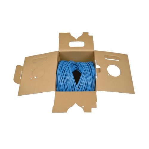 Tripp Lite N024-01K-BL networking cable Blue 12000" (304.8 m) Cat5e U/UTP (UTP)