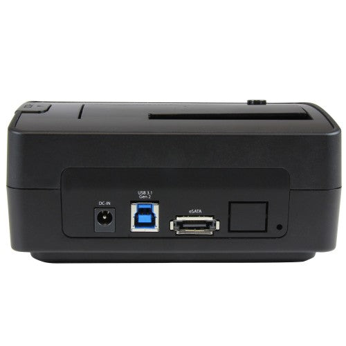 StarTech.com SDOCKU313E storage drive docking station USB 3.2 Gen 2 (3.1 Gen 2) Type-B Black