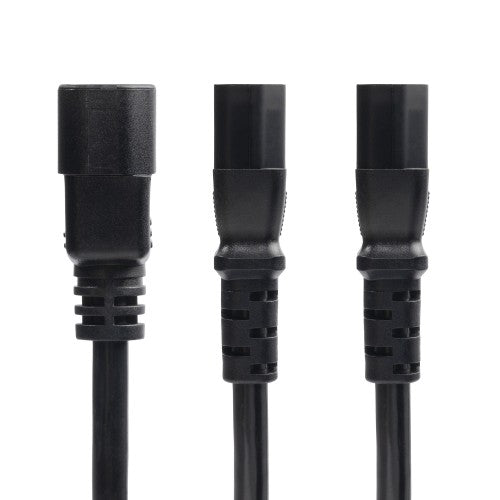 StarTech.com 8723-8600-POWER-CORD power cable Black 70.9" (1.8 m) C14 coupler 2 x C13 coupler