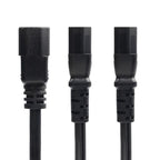 StarTech.com 8723-8600-POWER-CORD power cable Black 70.9" (1.8 m) C14 coupler 2 x C13 coupler