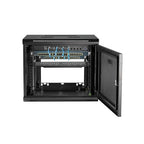 StarTech.com RK9WALM rack cabinet 9U Wall mounted rack Black