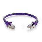 C2G 25ft Cat6 networking cable Purple 300" (7.62 m) S/FTP (S-STP)