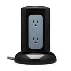 Tripp Lite TLP606UCTOWER surge protector Black, Gray 6 AC outlet(s) 120 V 96.1" (2.44 m)
