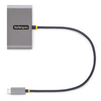 StarTech.com 5G2A2CPDB-USB-C-HUB interface hub USB 3.2 Gen 1 (3.1 Gen 1) Type-C 5000 Mbit/s Gray