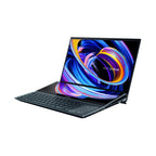 ASUS Zenbook Pro Duo 15 OLED UX582LR-XS74T laptop Intel® Core™ i7 i7-10870H 15.6" Touchscreen 4K Ultra HD 16 GB DDR4-SDRAM 1 TB SSD NVIDIA GeForce RTX 3070 Wi-Fi 6 (802.11ax) Windows 10 Pro Blue
