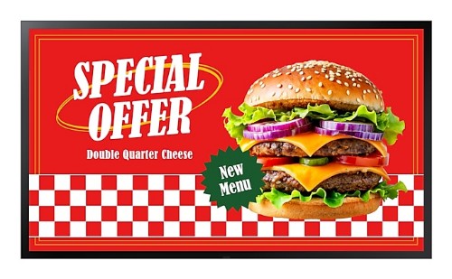 Samsung OHDX 46" Wi-Fi 3500 cd/m² Black Tizen 24/7