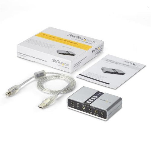 StarTech.com ICUSBAUDIO7D audio card 7.1 channels USB