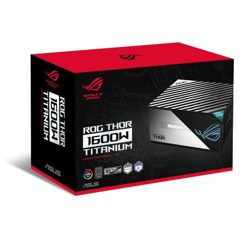 ASUS ROG-THOR-1600T-GAMING power supply unit 1600 W 20+4 pin ATX ATX Black, Silver