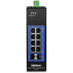 Trendnet TI-G102i Managed L2 Gigabit Ethernet (10/100/1000) Black