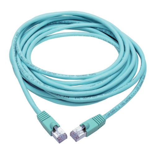 Tripp Lite N262-025-AQ networking cable Aqua color 300" (7.62 m) Cat6a S/UTP (STP)