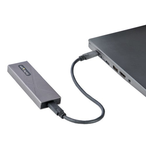 StarTech.com M2-USB-C-NVME-SATA storage drive enclosure SSD enclosure Gray M.2