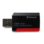 Verbatim 98538 card reader USB 3.2 Gen 1 (3.1 Gen 1) Black, Red