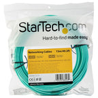 StarTech.com 450FBLCLC15 InfiniBand/fibre optic cable 590.6" (15 m) LC Aqua color