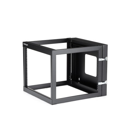 StarTech.com RK819WALLOH rack cabinet 8U Wall mounted rack Black