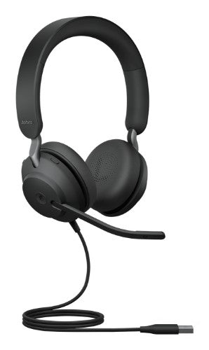 Jabra Evolve2 40 SE Headset Wired Head-band Calls/Music USB Type-C / USB Type-A Black