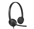 Logitech 981-000507 headphones/headset Wired Head-band Office/Call center Black
