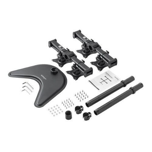 StarTech.com ARMBARQUAD monitor mount / stand 27" Desk Black