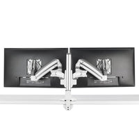 Chief KX Low-Profile Dual Monitor Arm 30" White Desk