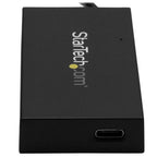 StarTech.com HB30A3A1CSFS interface hub USB 3.2 Gen 1 (3.1 Gen 1) Type-A 5000 Mbit/s Black