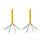 Tripp Lite N022-01K-YW networking cable Yellow 12000" (304.8 m) Cat5e U/UTP (UTP)
